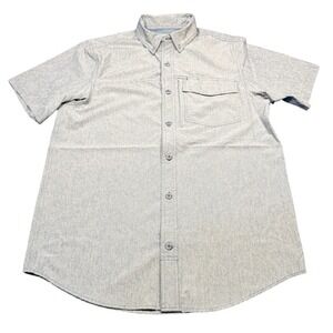 Duluth Trading Co. Mens Medium Blue Sol Survivor Short Sleeve‎ Shirt
